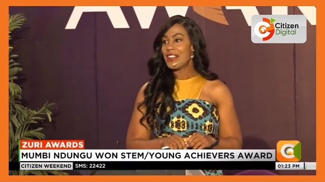 Mumbi Ndung'u wins stem/young achievers award in the 7th edition of Zuri awards
